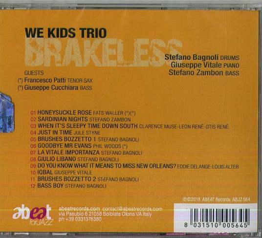 Brakeless - CD Audio di Stefano Bagnoli - 2