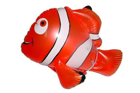 Pallone GONFIABILE PESCE TROPICALE da mare 43cm 3710 - 2