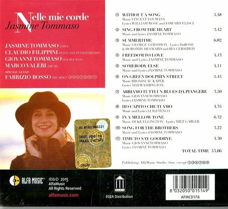 Nelle mie corde - CD Audio di Jasmine Tommaso - 2