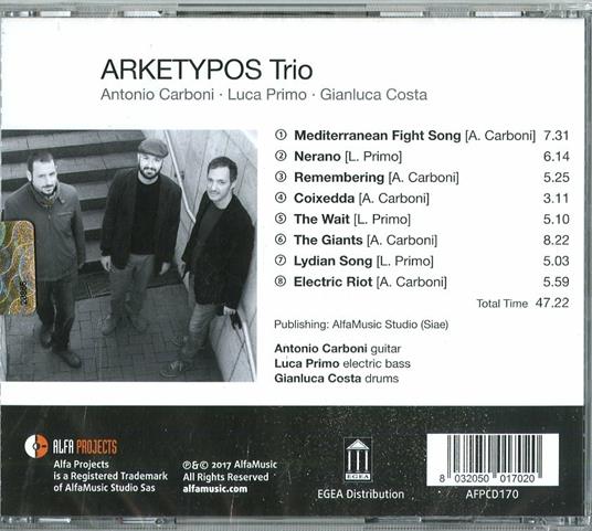 Arketypos - CD Audio di Arketypos Trio - 2