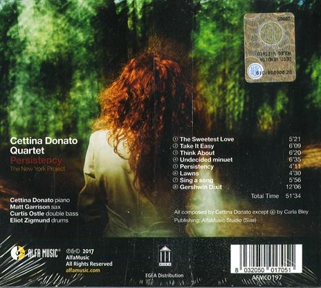 Persistency - CD Audio di Donato Cettina - 2