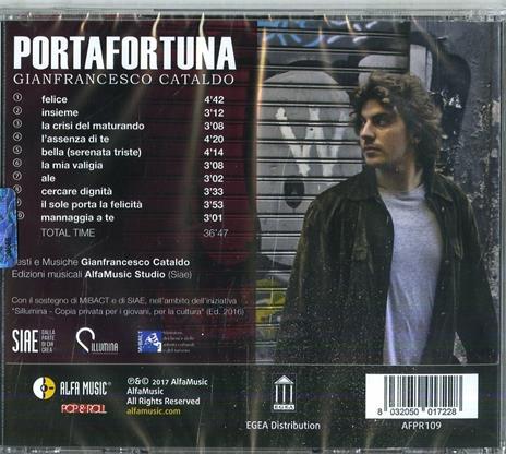 Portafortuna - CD Audio di Gianfrancesco Cataldo - 2