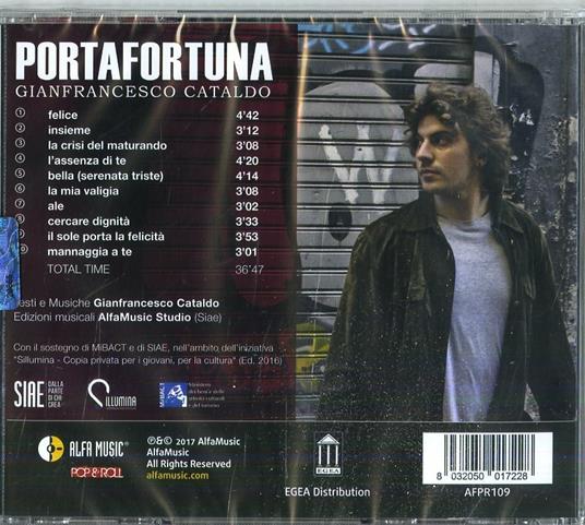 Portafortuna - CD Audio di Gianfrancesco Cataldo - 2