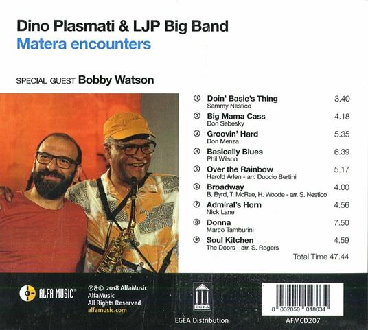 Matera encounters - CD Audio di Dino Plasmati & LJP Big Band - 2