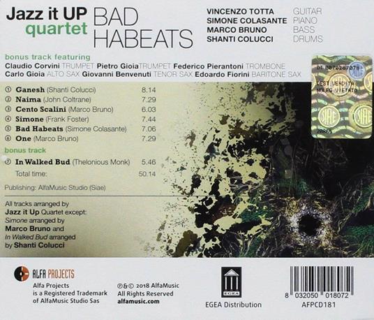 Bad Habeats - CD Audio di Jazz it Up Quartet - 2
