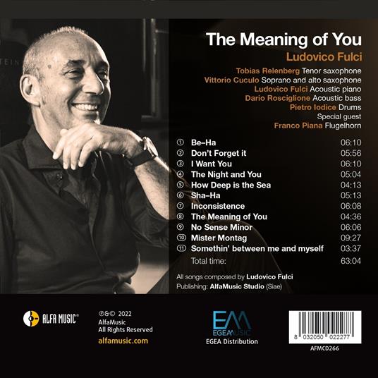 The Meaning Of You - CD Audio di Ludovico Fulci - 2