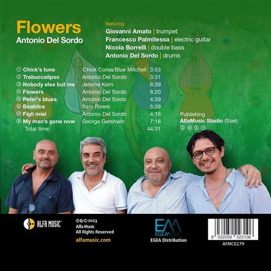 Flowers - CD Audio di Antonio Del Sordo - 2