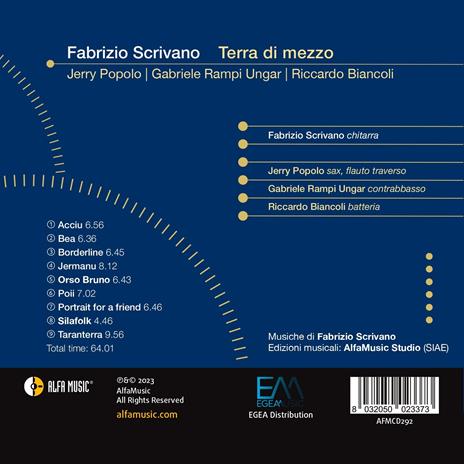 Terra Di Mezzo - CD Audio di Fabrizio Scrivano - 2
