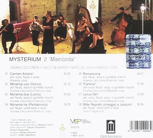 Mysterium 2. Misericordia - CD Audio di Andrea Ceccomori - 2