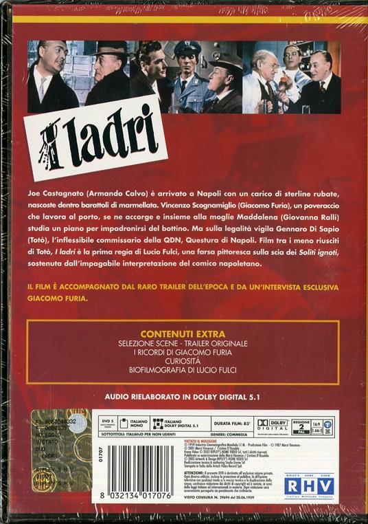 I ladri di Lucio Fulci - DVD - 2