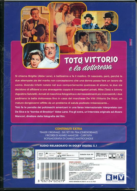 Totò, Vittorio e la dottoressa (DVD) di Camillo Mastrocinque - DVD - 2
