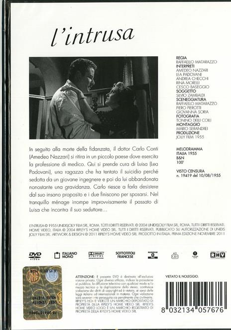 L' intrusa di Raffaello Matarazzo - DVD - 2