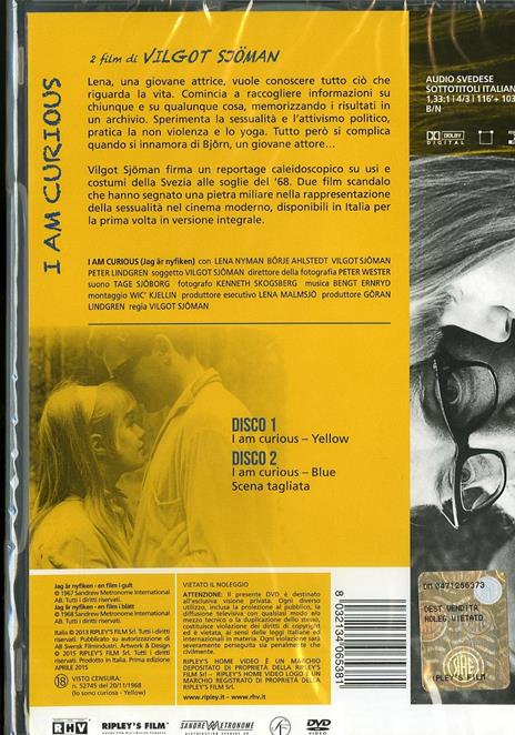 I Am Curious (2 DVD) di Vilgot Sjöman - 2