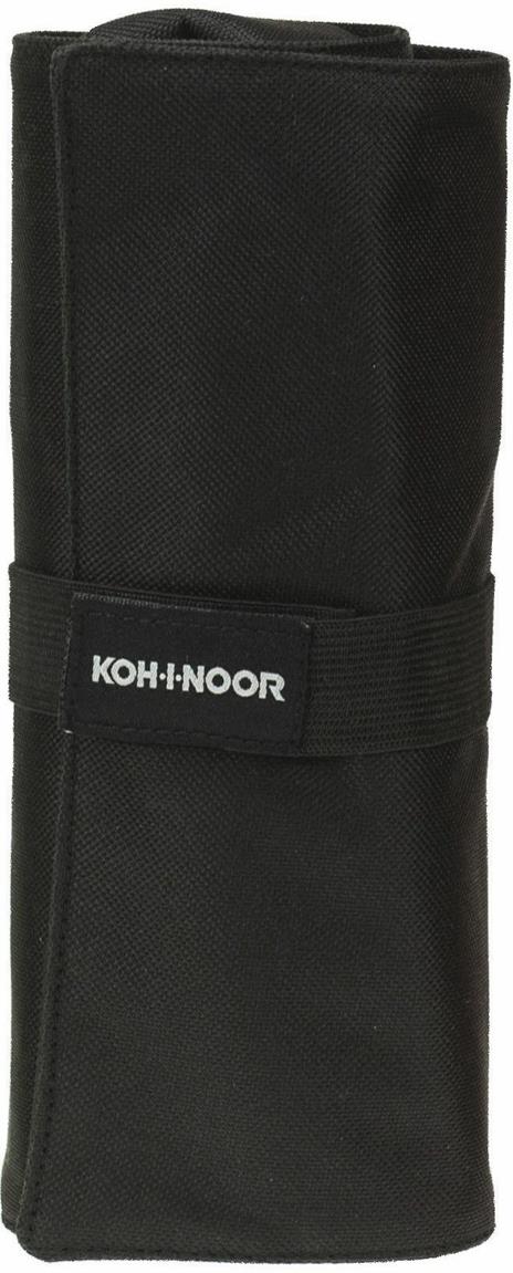 Astuccio arrotolabile 24 scomparti. Nero + Bustina con zip