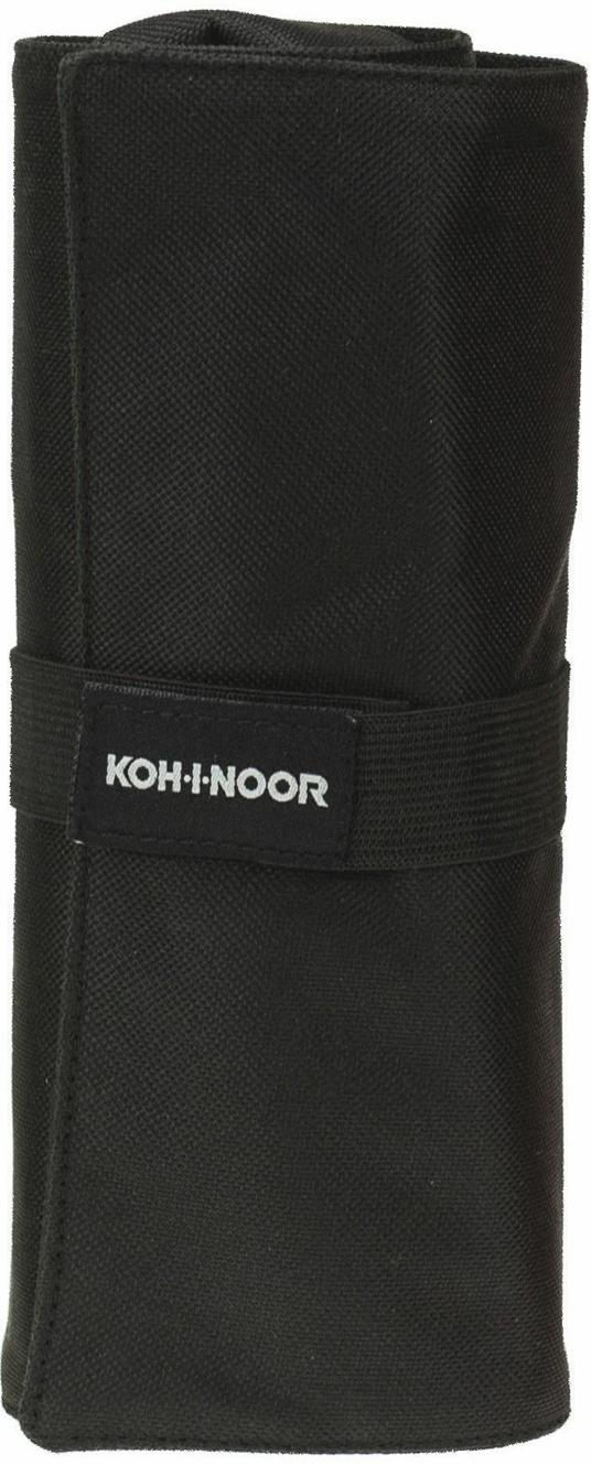 Astuccio arrotolabile 24 scomparti. Nero + Bustina con zip