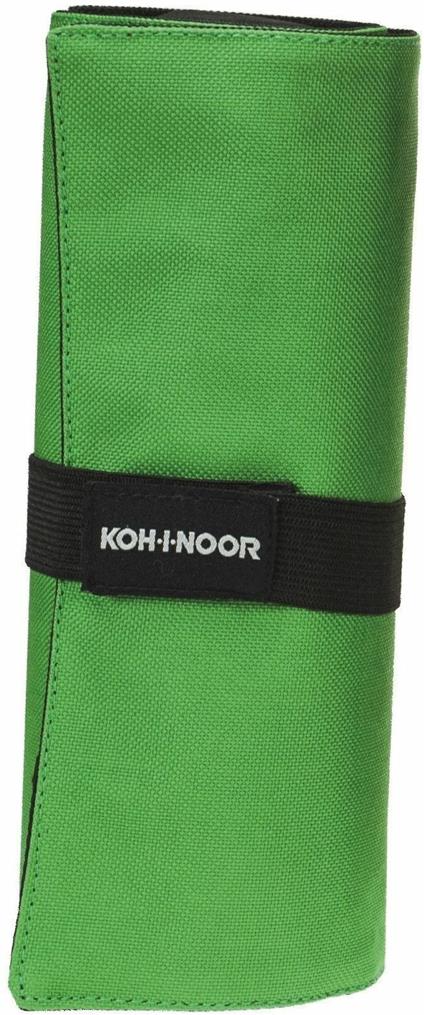 Astuccio arrotolabile 24 scomparti. Verde + Bustina con zip