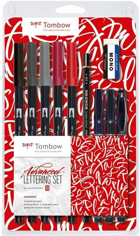 Set calligrafia Advanced Tombow edizione speciale Luca Barcellona. Con 10  pezzi - Tombow - Cartoleria e scuola