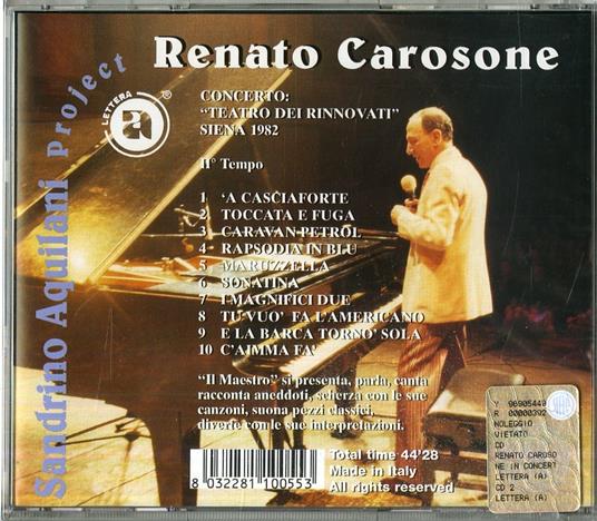 In Concerto Secondo Tempo - CD Audio di Renato Carosone - 2