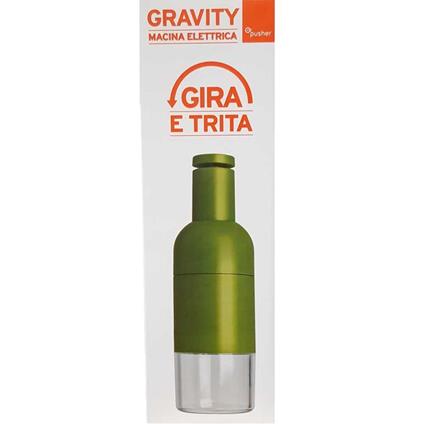 Pusher Gravity Trita Sale/pepe Elettico Verde Accessori Cucina