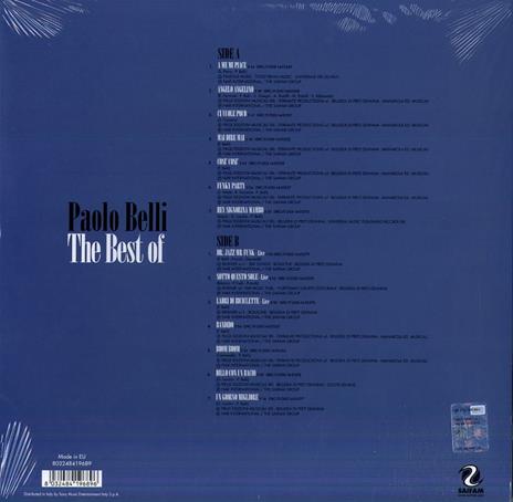 The Best Of Paolo Belli (Vinile Colorato Azzurro) - Vinile LP di Paolo Belli - 2