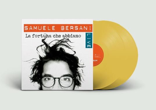 La fortuna che abbiamo. Live (180 gr. Yellow Coloured Vinyl - Limited Edition) - Vinile LP di Samuele Bersani - 2