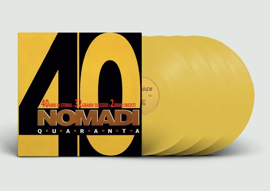 Nomadi 40 (4 LP 180 gr. Giallo) - Vinile LP di I Nomadi