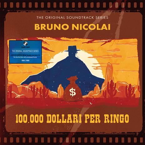 100.000 dollari per Ringo (2 LP 180 gr. Arancione trasparente numerato + CD) (Colonna Sonora) - Vinile LP + CD Audio di Bruno Nicolai