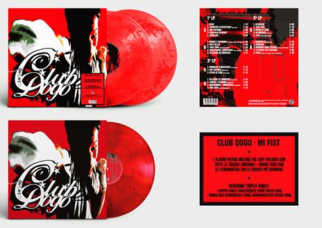 Mi fist (Doppio vinile gatefold trasparente fumé rosso 180 gr. + Vinile marmorizzato rosso 180 gr.) - Vinile LP di Club Dogo