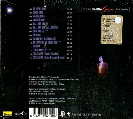 Guerra - CD Audio di Peppe Barra - 2