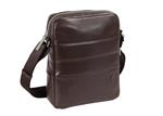 Tracolla Passenger Leather 23x30x6 Cm Dark Brown