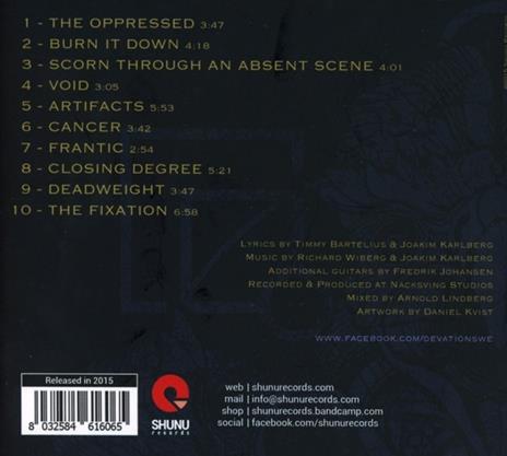 Scorn Through an Absent Scene (Digipack) - CD Audio di Devation - 3
