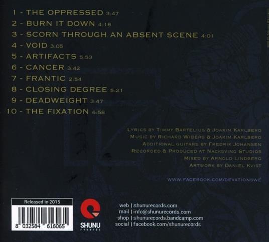Scorn Through an Absent Scene (Digipack) - CD Audio di Devation - 3
