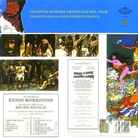 Quando Le Donne Avevano La Coda (Colonna sonora) - Vinile LP di Ennio Morricone - 2
