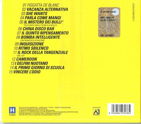 Figgatta De Blanc (Sanremo 2016) - CD Audio di Elio e le Storie Tese - 3