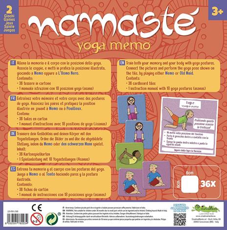 Namaste. Yoga Memo - 2