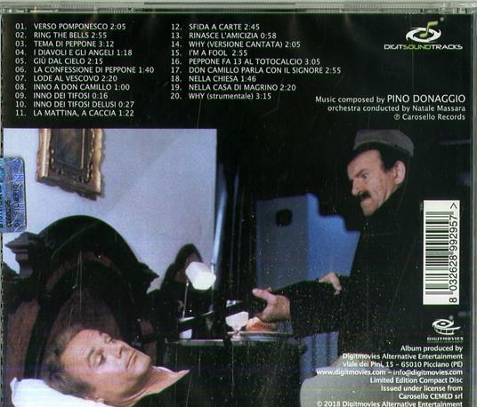 Don Camillo (Colonna sonora) - CD Audio di Pino Donaggio - 2