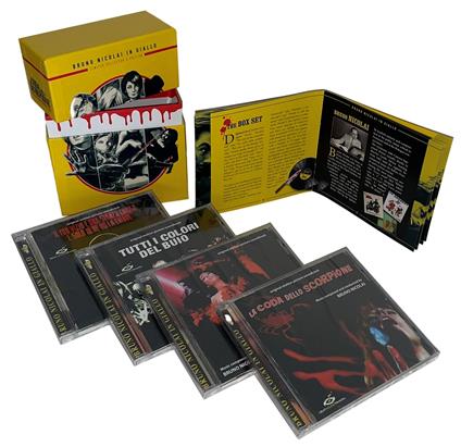 Bruno Nicolai In Giallo (Colonna Sonora) (Box Cd 32 pag. Booklet) - CD Audio di Bruno Nicolai