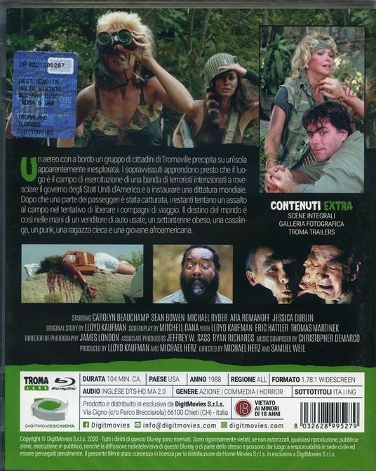 Troma's War (Blu-ray) di Michael Herz - Blu-ray - 2