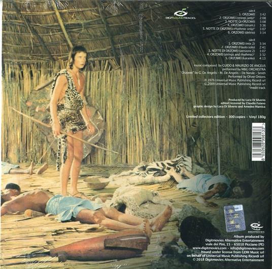 Orzowei il figlio della savana (Colonna Sonora) - Vinile LP di Guido e Maurizio De Angelis - 2