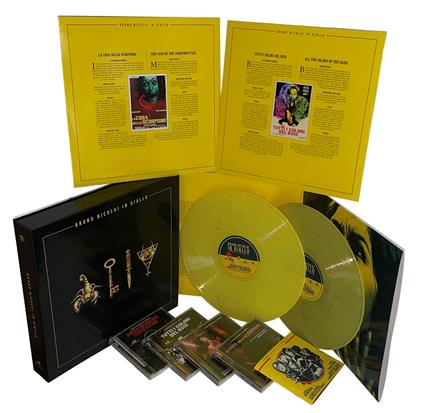 Bruno Nicolai In Giallo (Colonna Sonora) (Box Set 2 LP Coloured Vinyl) - Vinile LP di Bruno Nicolai