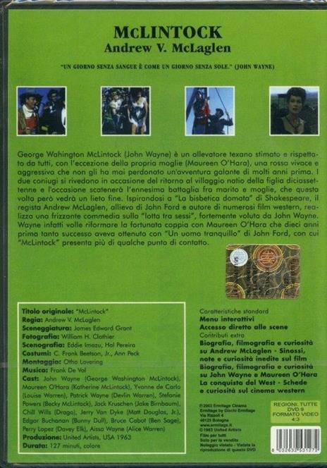 Mc Lintock di Andrew V. McLaglen - DVD - 2