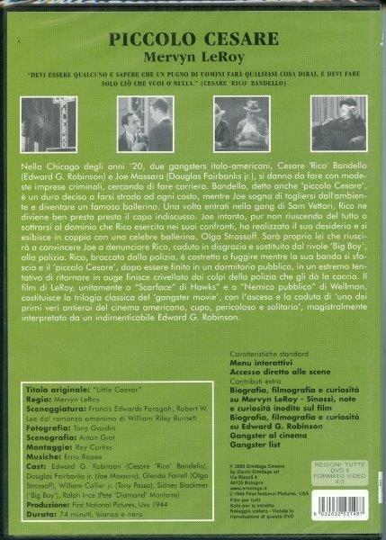 Piccolo Cesare di Mervyn LeRoy - DVD - 2