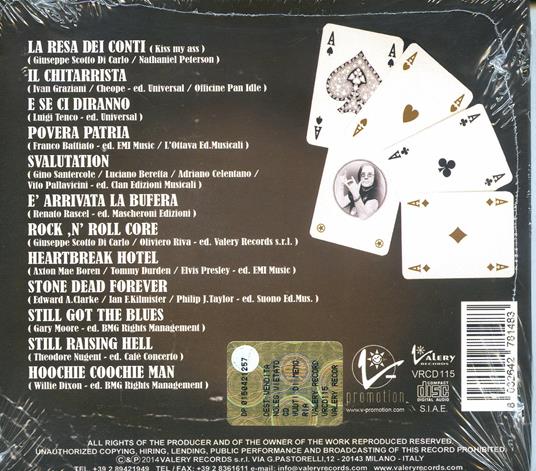 Vuoti di memoria - Pino Scotto - CD