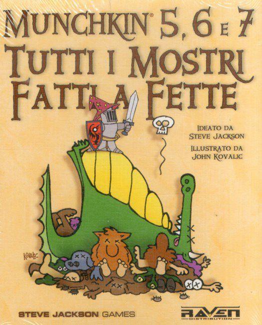 Espansione per Munchkin 5, 6 e 7. Tutti i mostri fatti a fette. Gioco da tavolo - 2