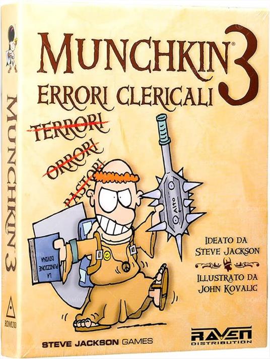 Espansione per Munchkin 3. Errori clericali. Gioco da tavolo - 2