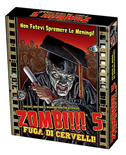 Zombi!!! 5. Fuga di Cervelli. Gioco da tavolo