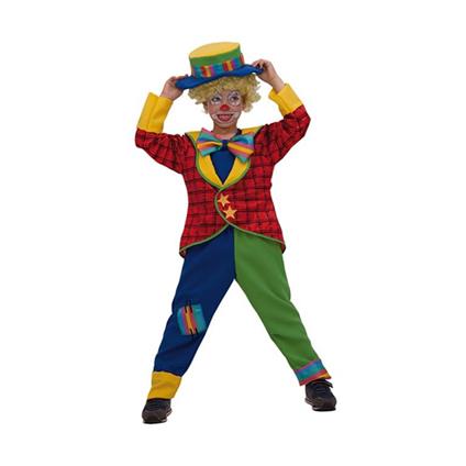 Costume Da Clown Birillo Taglia M 5-6 Anni Con Portabiti  61050