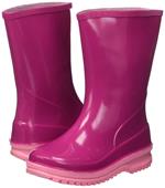 STIVALI BAMBINA "RAINBOW" FUCSIA TAGLIA 26 DA PIOGGIA INVERNO