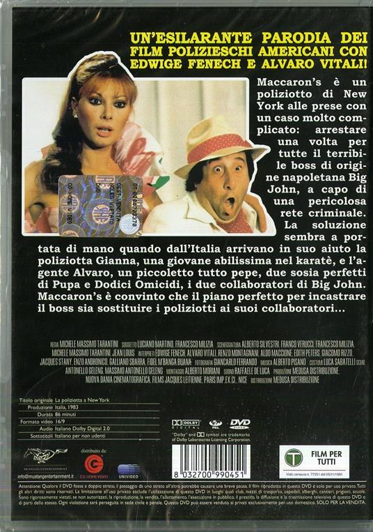 La poliziotta a New York di Michele Massimo Tarantini - DVD - 2