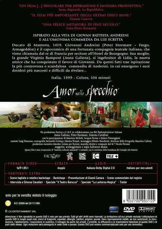Amor nello specchio (DVD) di Salvatore Maira - DVD - 2